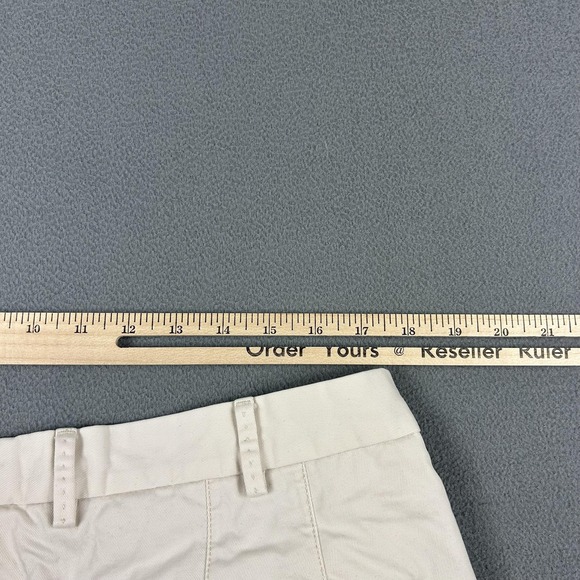 Peter Millar Pants Mens 38 Off-White Pima Cotton Chino Flat Front Golf Casual - Picture 10 of 11